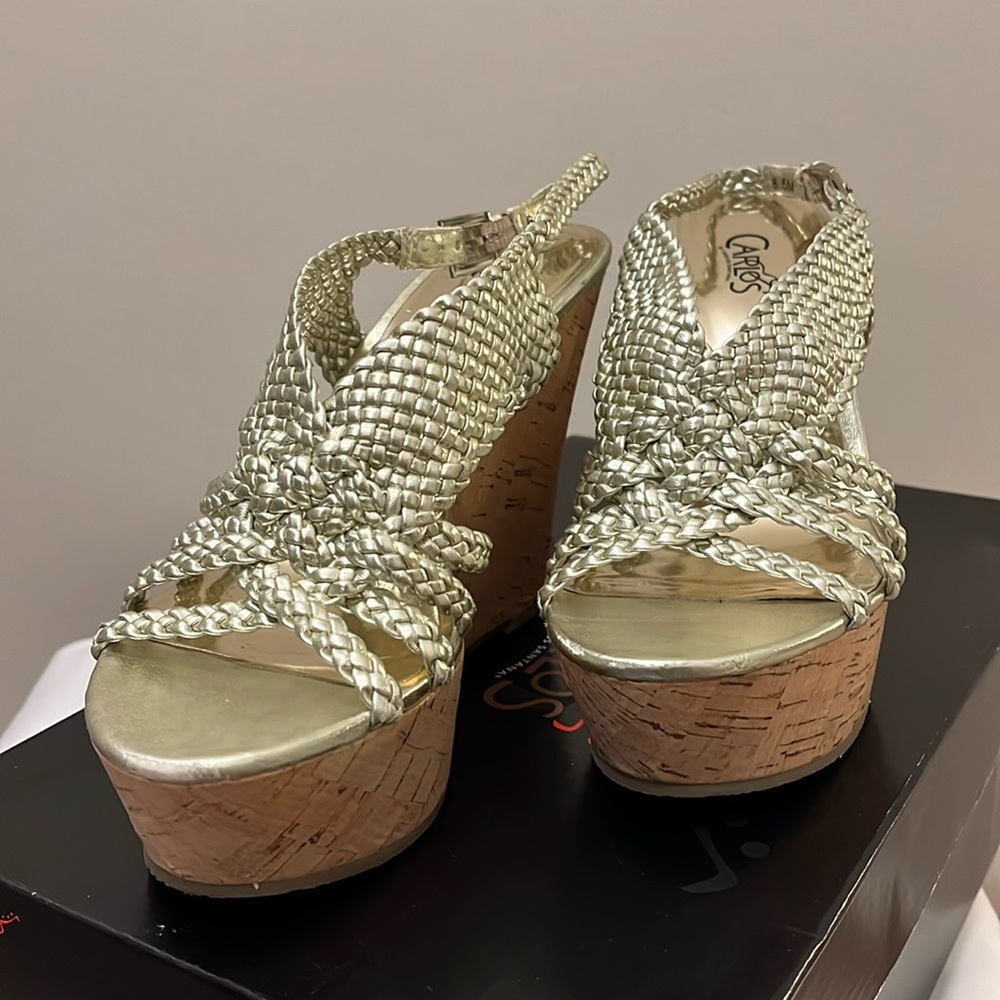 Carlos Santana wedge heel sandal